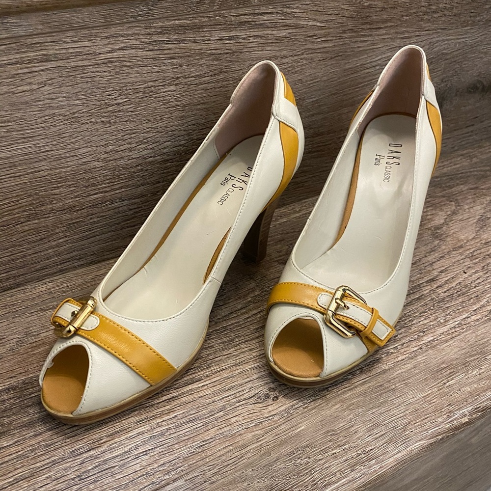 Leather heels